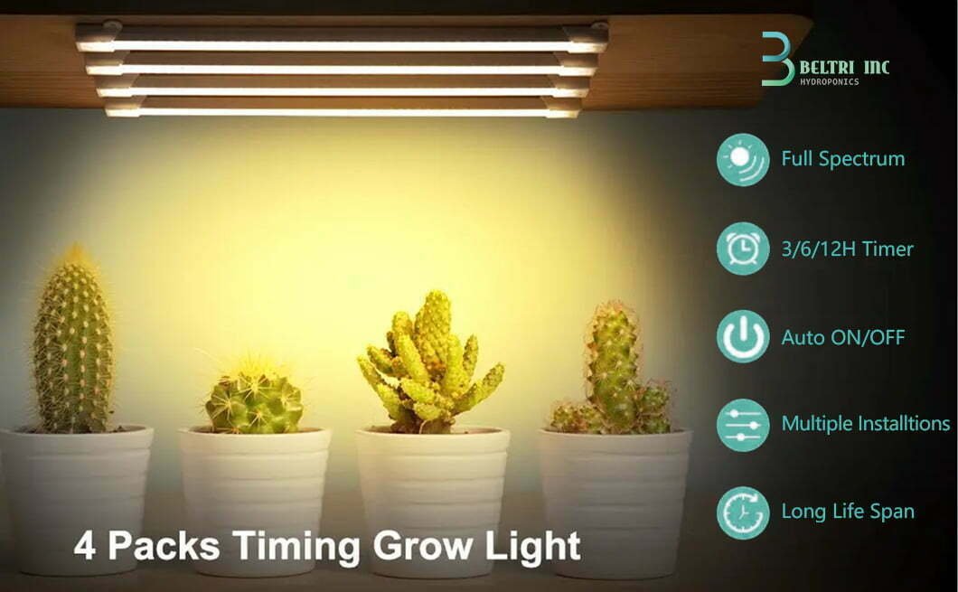 LED Grow Light Strips, Full Spectrum Grow Lights for Indoor Plants BelTri